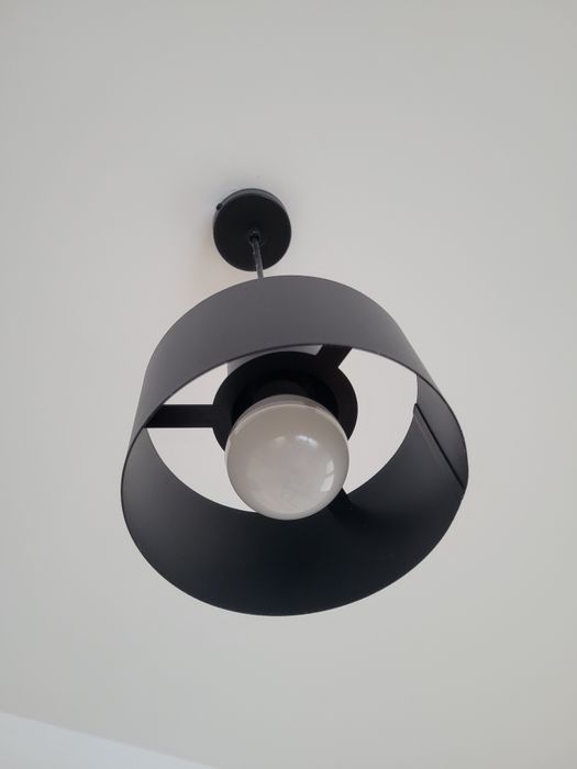 Lampa sufitowa czarna - 2 szt.
