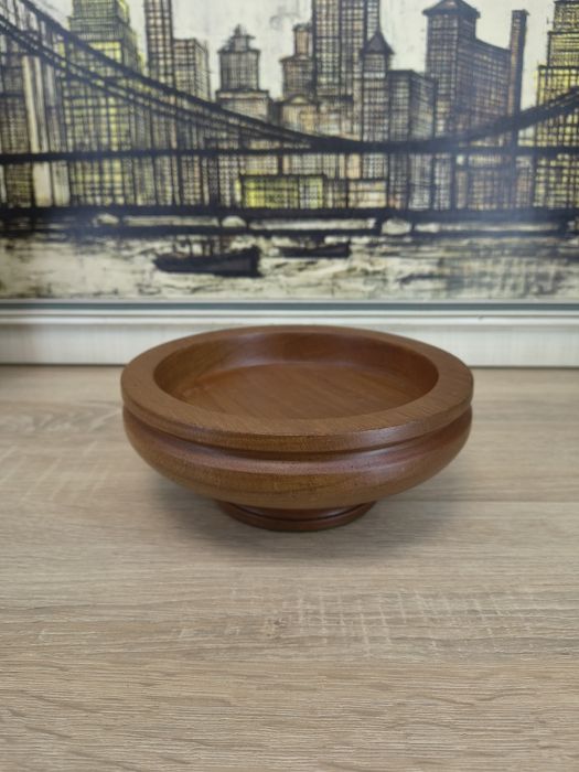 Drewniana misa / patera na nodze – klasyczna, solidna