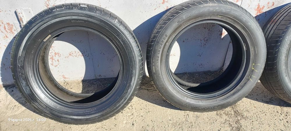 шини 215/60 R16 вживані 3 шт Goodyear + 1 шт Toyo