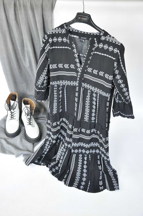 Sukienka babydoll w stylu boho r. 38