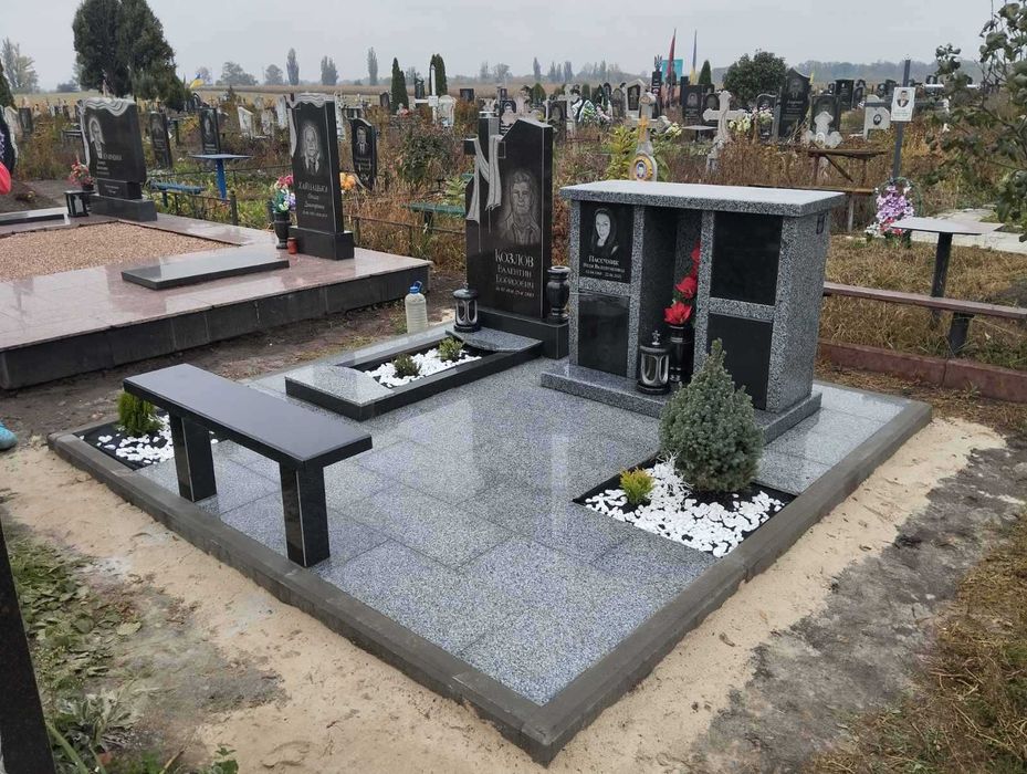 Гранітні пам'ятники з АНГЕЛОМ, колумбарій. Зберігання. Установка