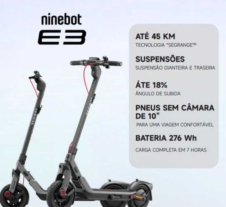 Trotinete segway NINEBOT E3