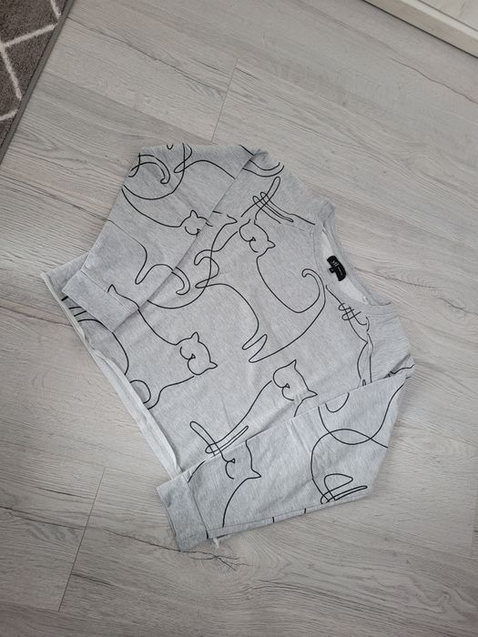 Bluza w koty aestethic cat Reserved