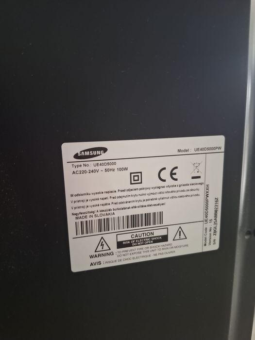 Samsung telewizor UE40d5000pw