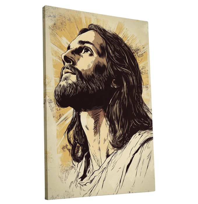 Nowoczesny obraz na płótnie Jezus Chrystus dla dzieci 80x120 cm