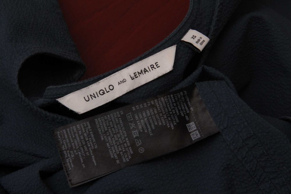 Uniqlo and Lemaire Cropped Blouse рр xs блуза из хлопка