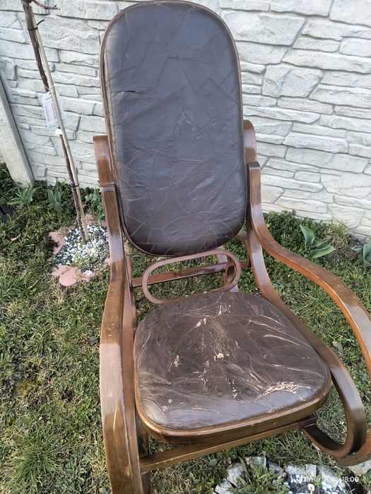 Fotel bujany retro vintage