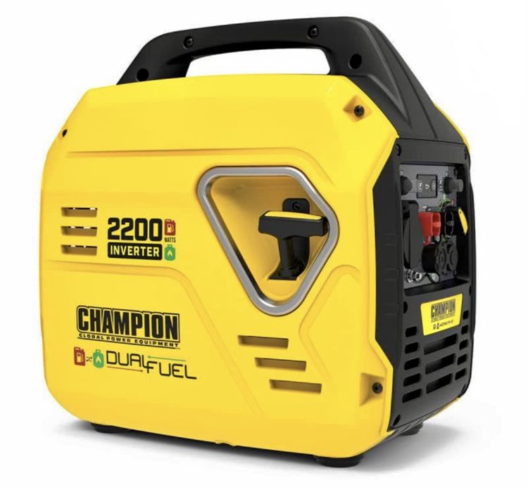 Генератор інверторний Champion 2.2квт газ/бензин