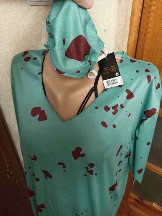 Костюм на Хелловін лікар смерть мертвий лікар хірург зомбі L 52-54 р-р