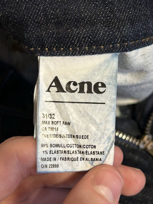 Джинсы acne studio japanes archive