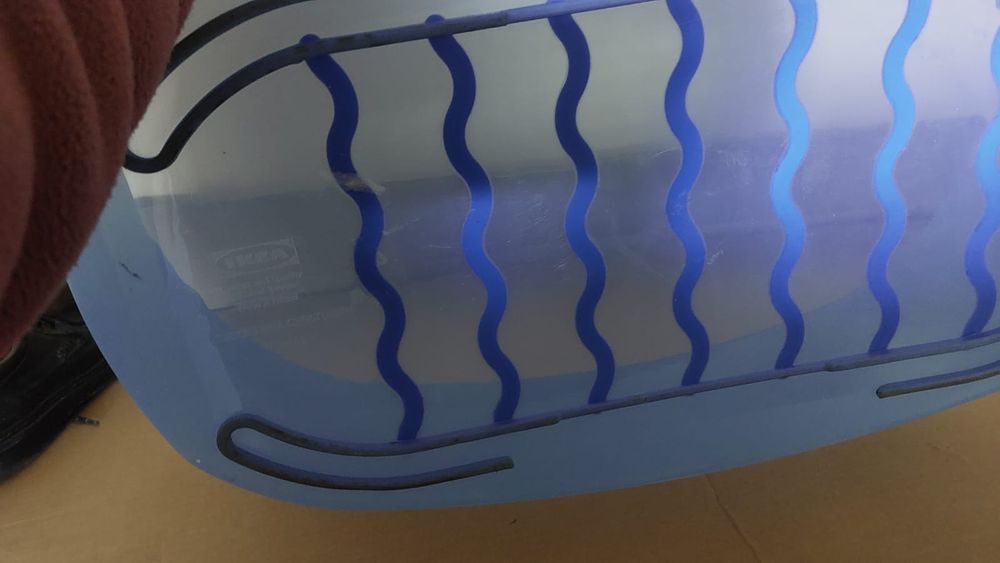 Banheira IKEA azul