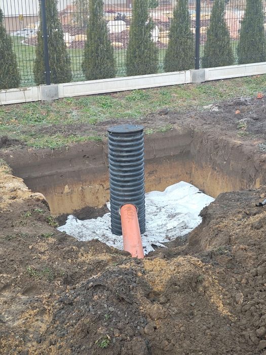 Przyłącza wodno kanalizacyjne oczyszczalnia ścieków drenaże odwodnienie hydroizolacja budynkow