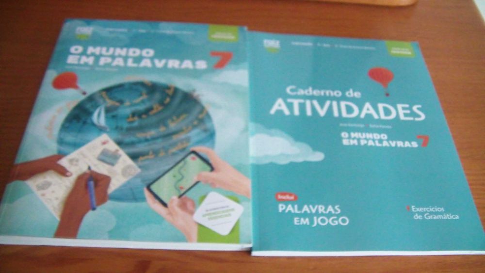 Conjunto completo professor O mundo em palavras 7 -Português  7.º Raiz