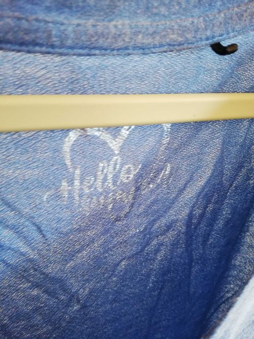 Via Appia Due niebieski t-shirt bluzka palmy r.50/52