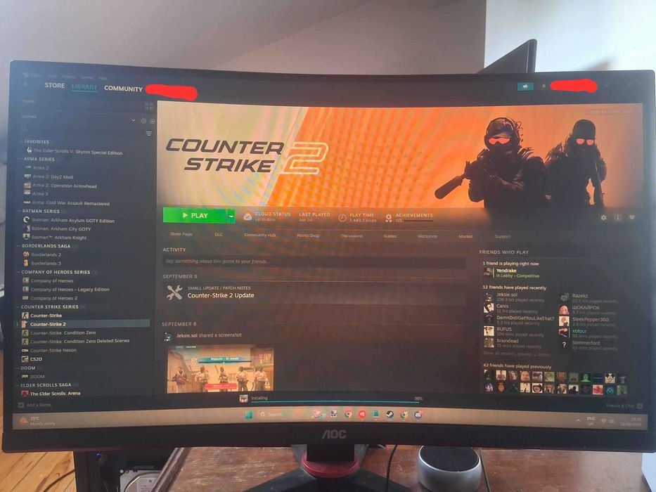 PC Gaming + Monitor 240Hz — AM5 / Ryzen 7 / 5TB