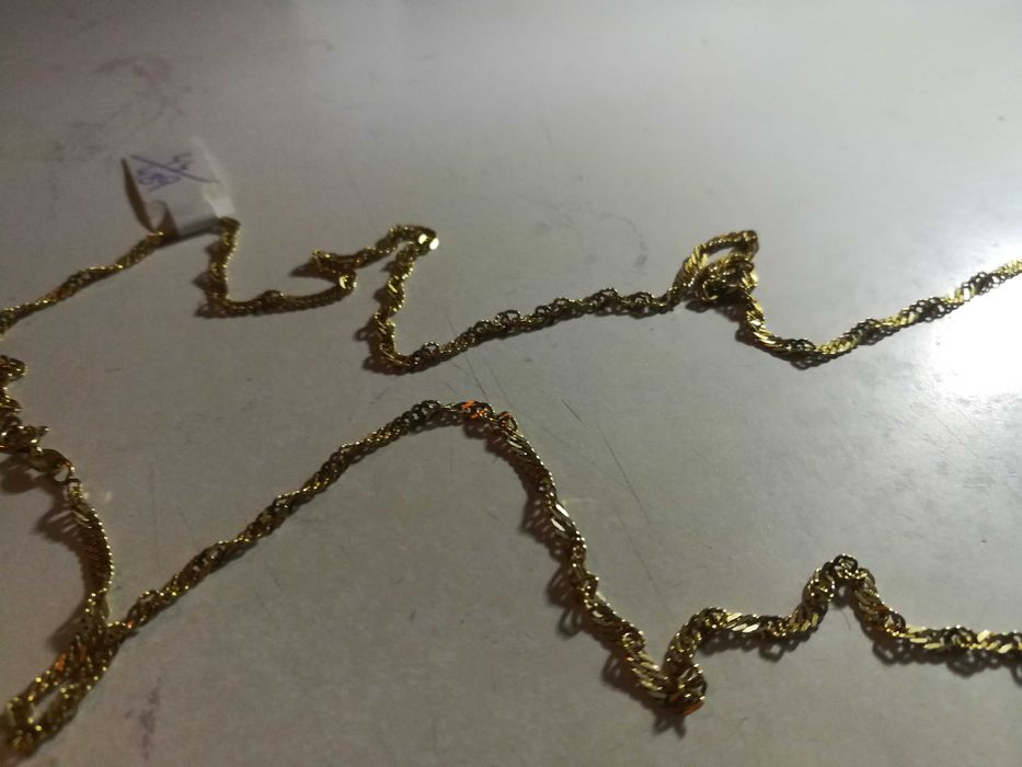 ZŁOTY ŁAŃCUSZEK 585 dł.  60cm