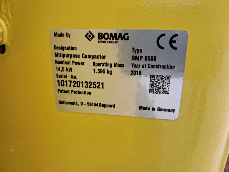 Walec Okołkowany Bomag BMP 8500 / 19r! / Wacker Neuson RT SC3 2 AMMANN