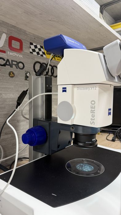 Професійний мікроскоп Zeiss Stereo Discovery V12 + камера Axiocam 208