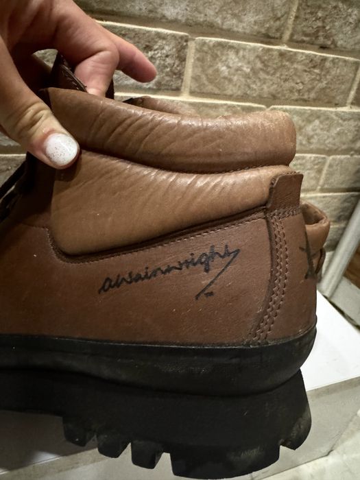 Шкіряні чоловічі чоботи,трекінгові ботінки,Англія A.Wainwright  Boots UK 11 EUR 45