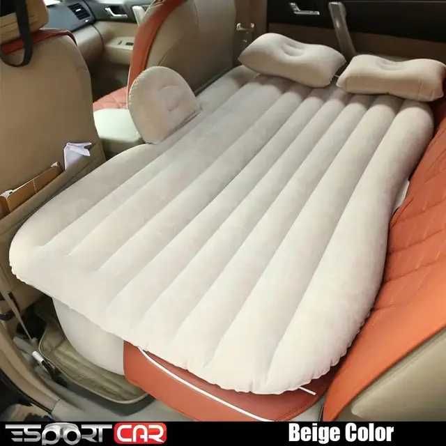 Надувной автомобильный матрас на заднее сиденье с подушками, есть опт