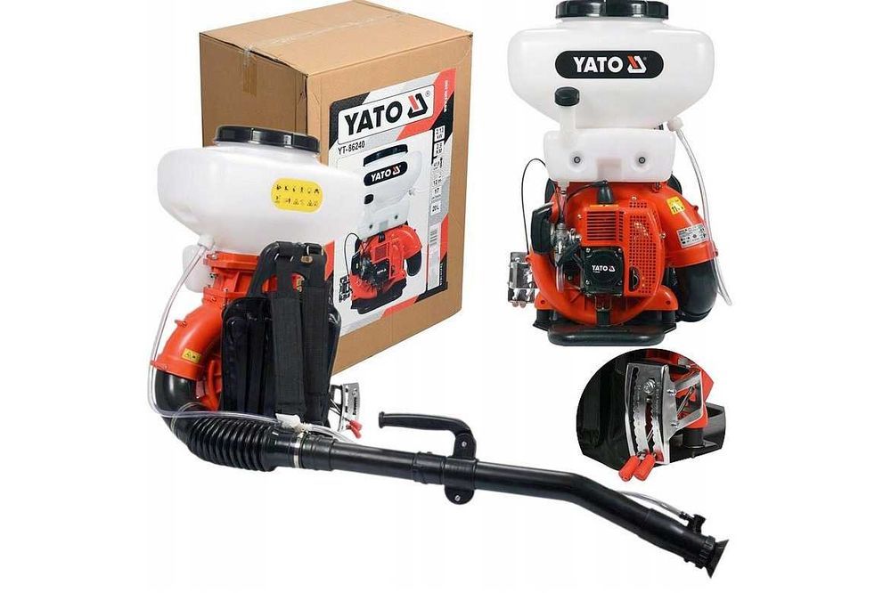 Plecakowy OPRYSKIWACZ Spalinowy YATO 20L Dmuchawa 2,9KM Ogrodowy NOWY