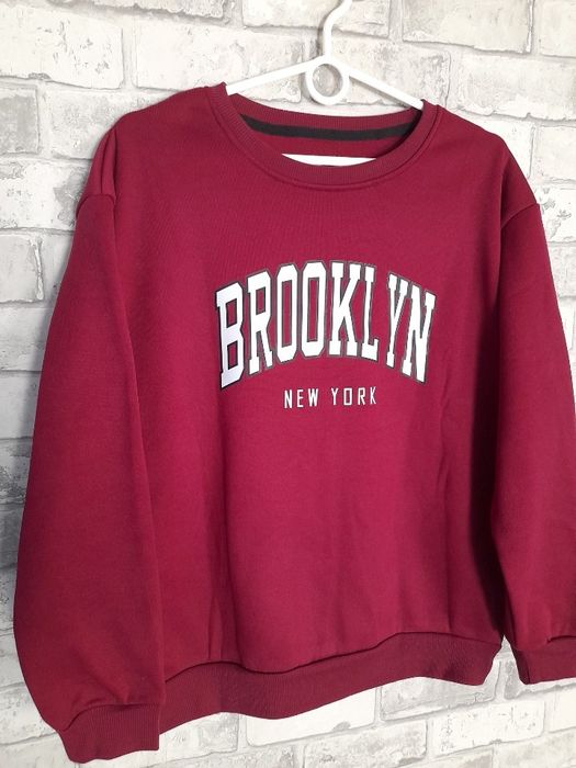 Bluza burgund oversize M