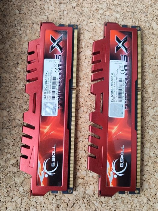 1 Kit G.SKILL Ripjaws DDR3-1600 2x4Gb