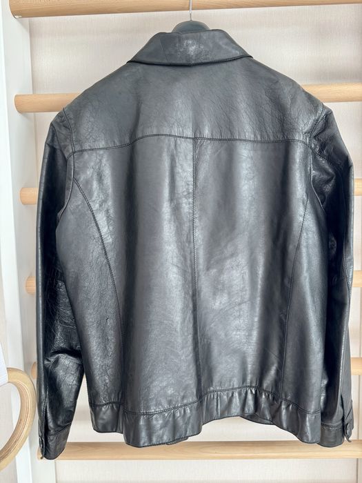 klasyczna kurtka skórzana Tommy Hilfiger 56 (2XL) - stan mega