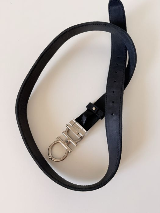 Ремень salvatore ferragamo reversible leather belt