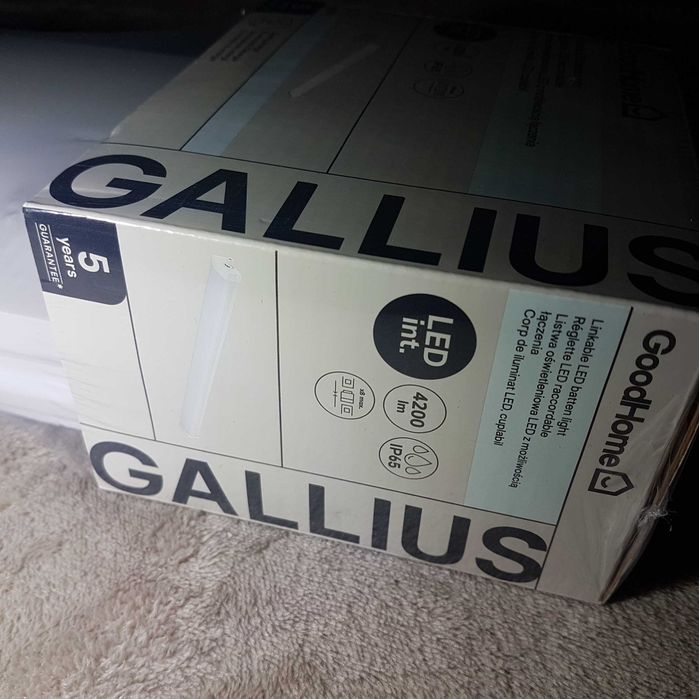 panel led Oświetlenie lampa +czujnik GoodHome Gallius 4200 lm 120x10x6