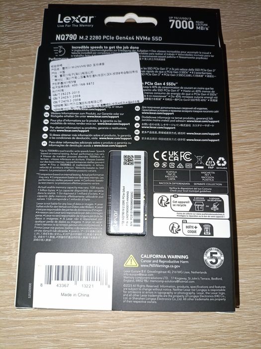 ‼️SSD накопичувач King Spec 1Tb. SSD m2