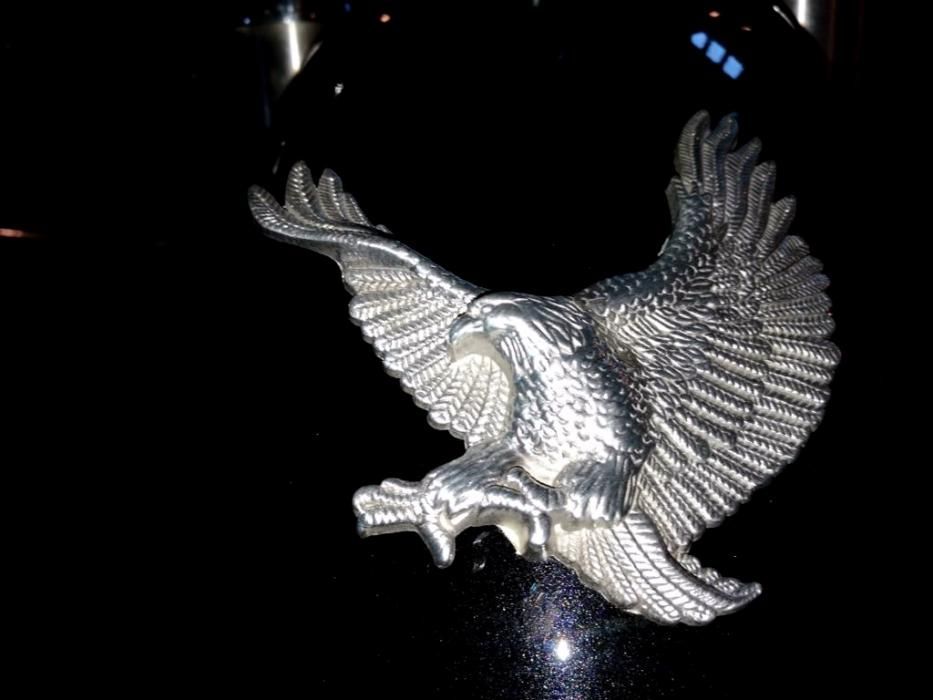 Klamra do pasa Chopper Harley ozdoba czasza sakwa piórnik kufer orzeł