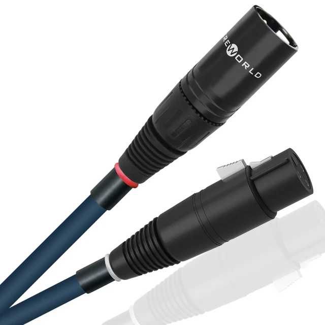 Wireworld Luna 10 zbalansowany interkonekt analogowy 2XLR -2XLR -długość 2 x 0,5m
