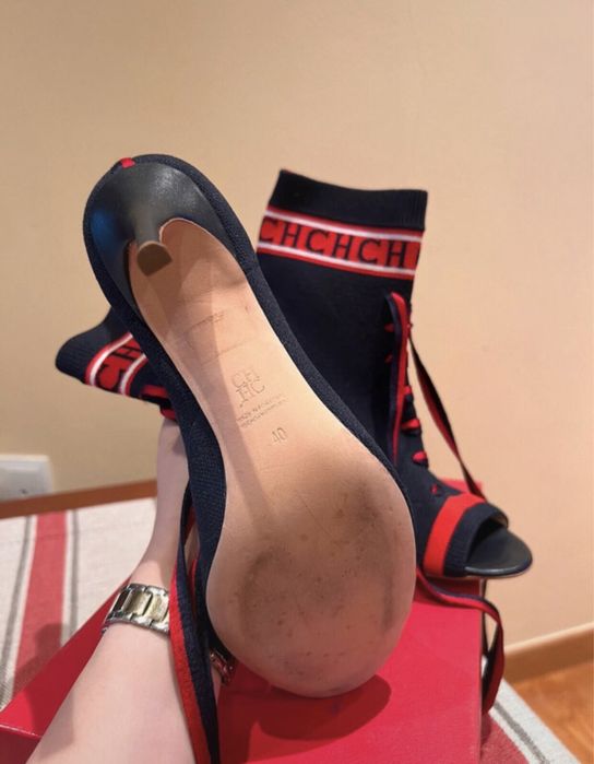 Sapato / bota carolina herrera original 40