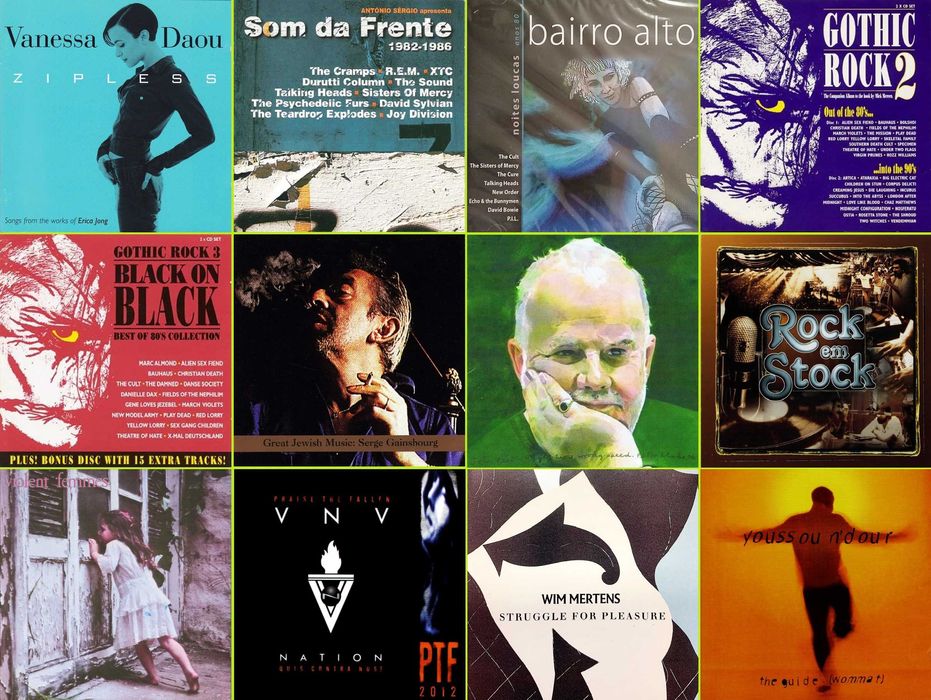 124 CDs - Música Alternativa - RAROS - Muito Bom Estado