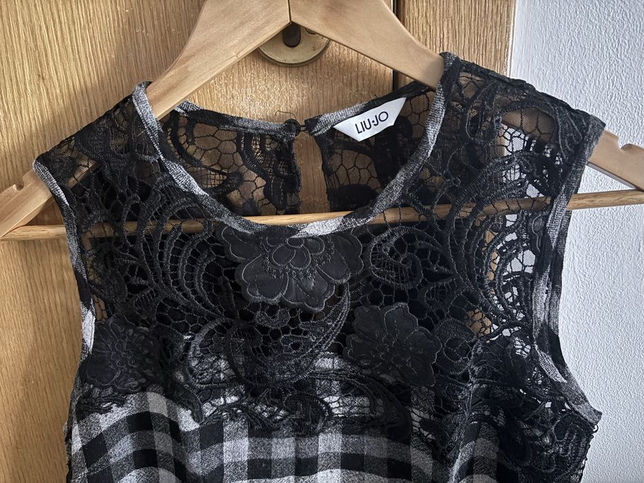 Blusa Liu Jo xadrez P&C