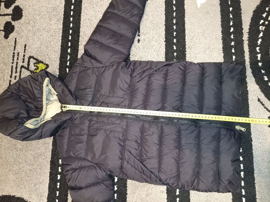 Kurtka przejściowa  chłopięca płaszczyk Zara 116 cm czarny pikowany