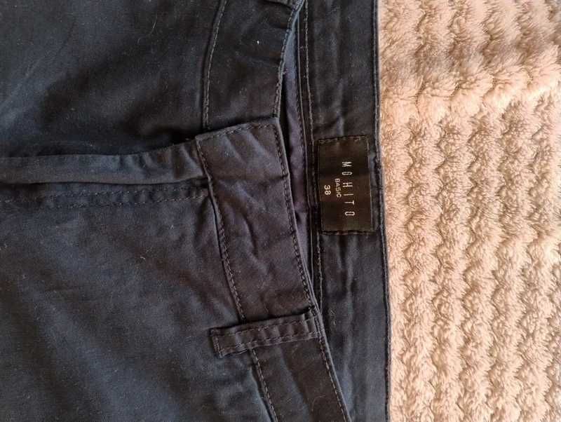 Spodnie Mohito,granatowe