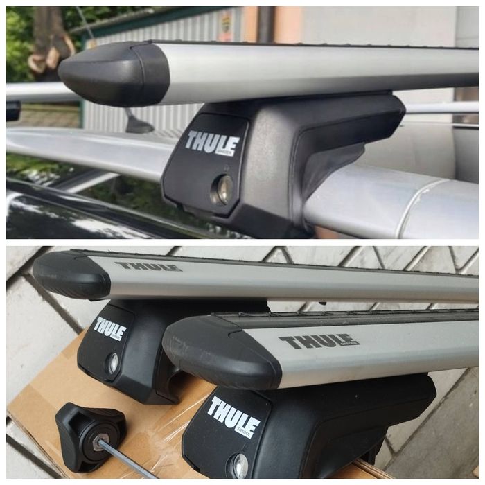 Багажник Thule 7104 Raised Rail WingBar Evo на рейлинги.