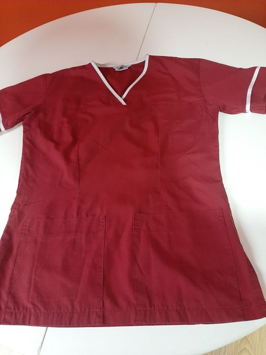 Bluza do pracy bordowa