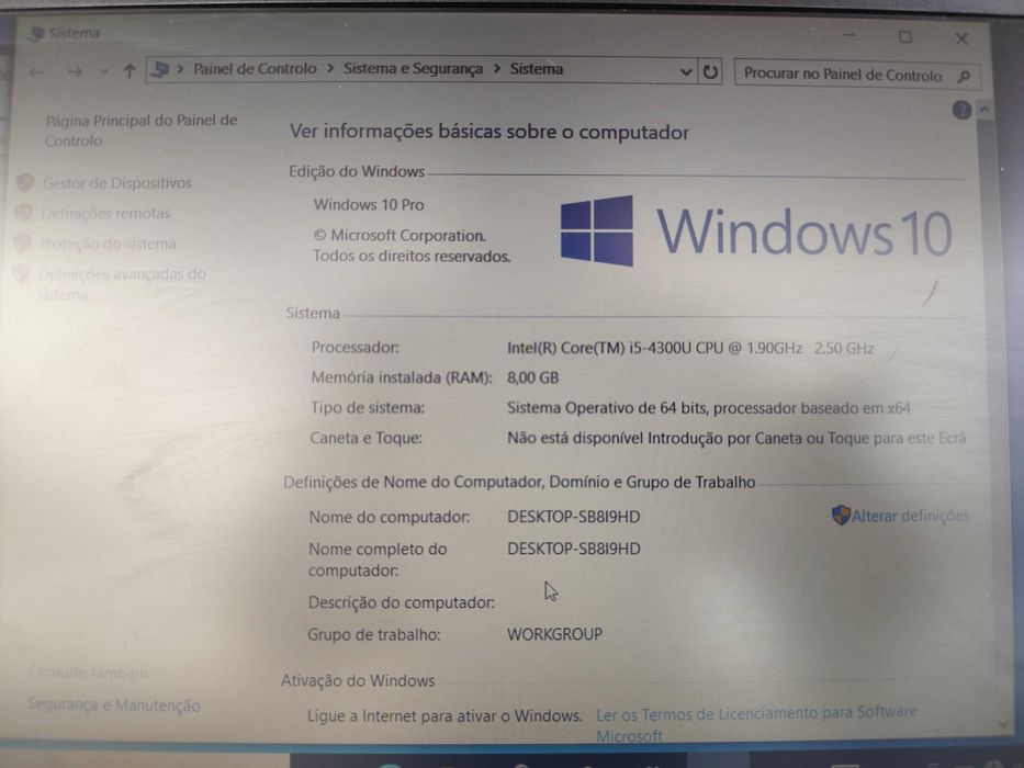 Computador Portátil Toshiba Tecra Z40-A, Intel Core i5-4300U