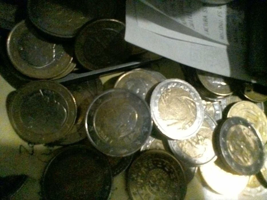 moedas de euro  para coleçao