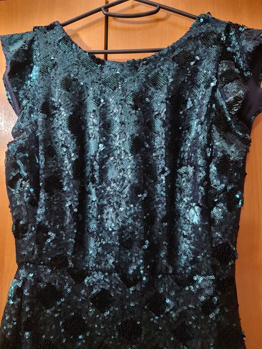 Vestido cerimónia Zara verde tamanho m