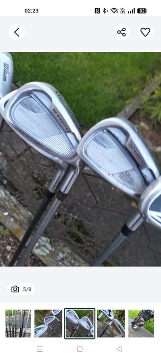 Kije golfowe Wilson i Callaway z torbą