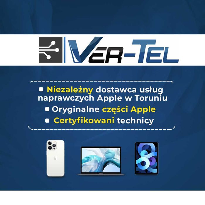 Profesjonalny Serwis Naprawa iPhone iPad Toruń Oryginalne części APPLE