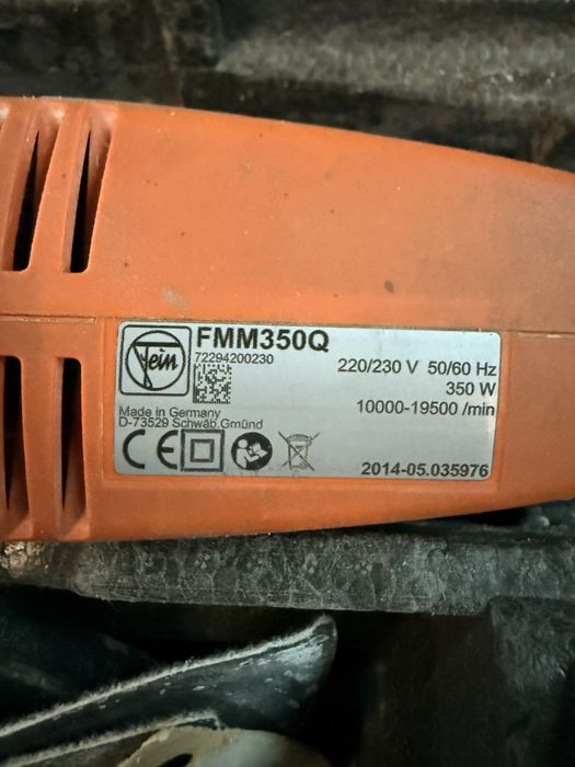 FEIN MultiMaster FMM350Q – uszkodzony – komplet – Made in Germany