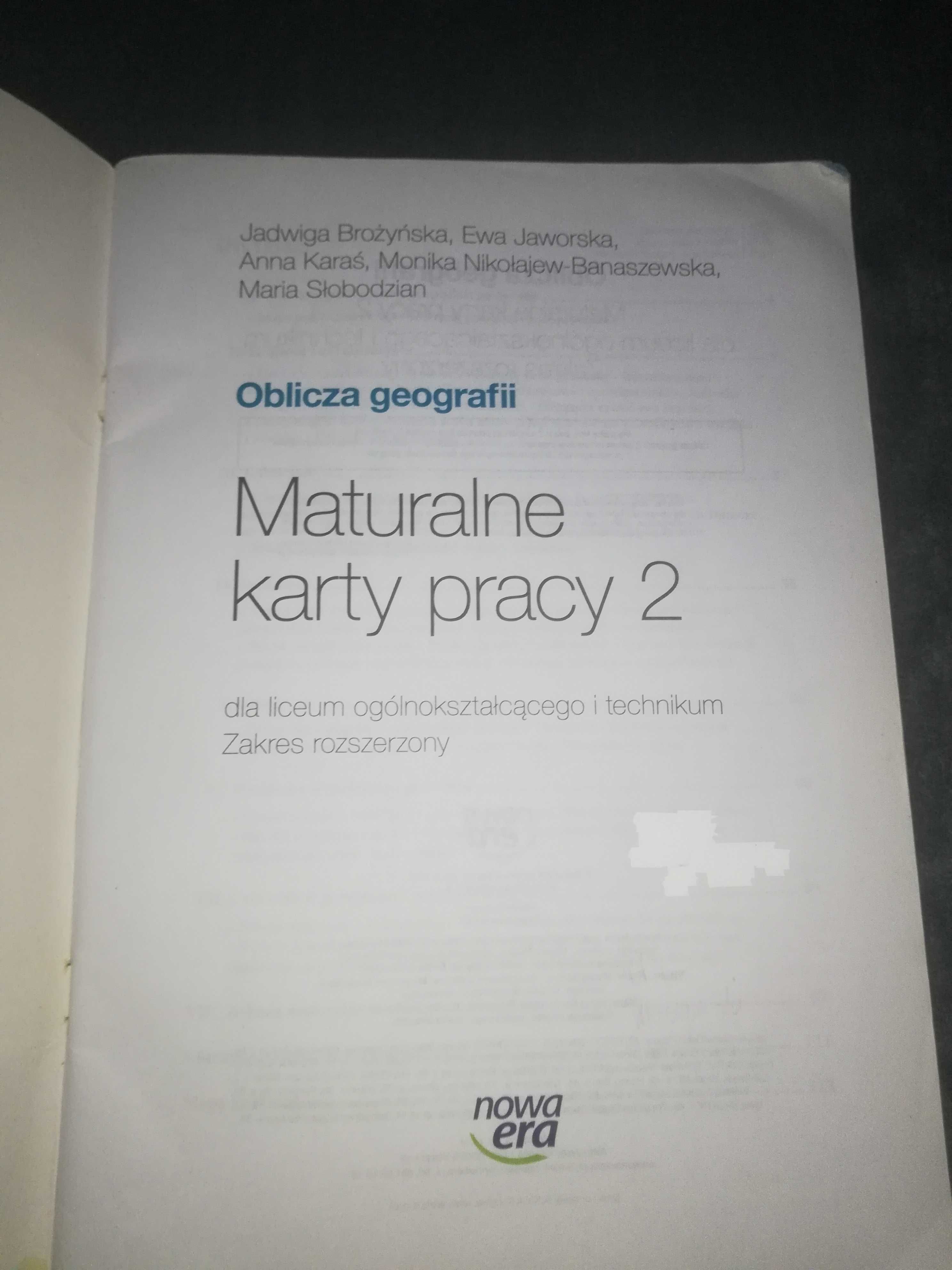 Oblicza Geografii 2 Usługi Sprawdzian Oblicza geografii 2 maturalne karty pracy Koźmin Wielkopolski • OLX.pl