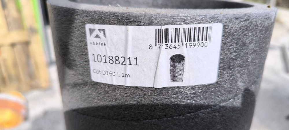 Tubo isolado 160mm VMC