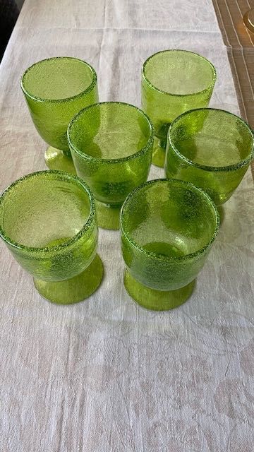 Conjunto 6 Copos invulgares em verde