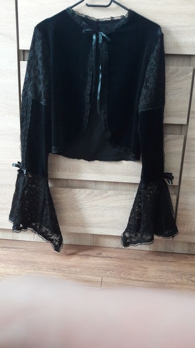 Wdzianko welurowe goth lolita alternative